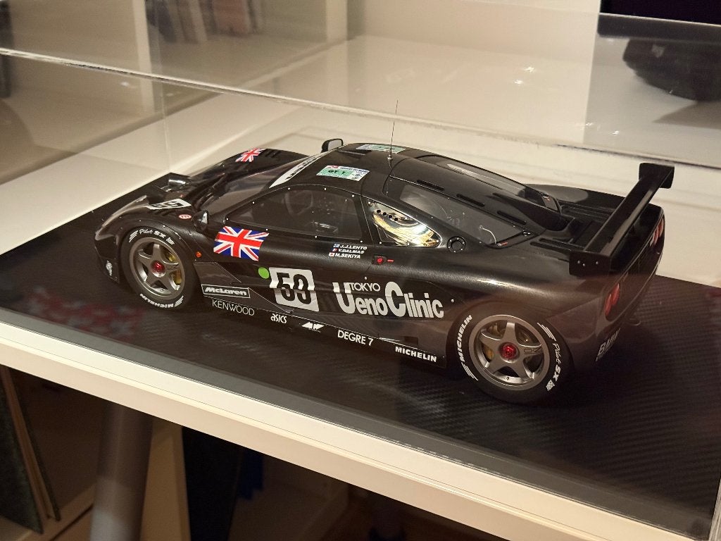 Vainqueur TSM 1/12 McLaren F1 GTR 59 Le Mans + ÉCRAN, Hobby & Loisirs créatifs, Enlèvement, Comme neuf, Voiture, Autres marques