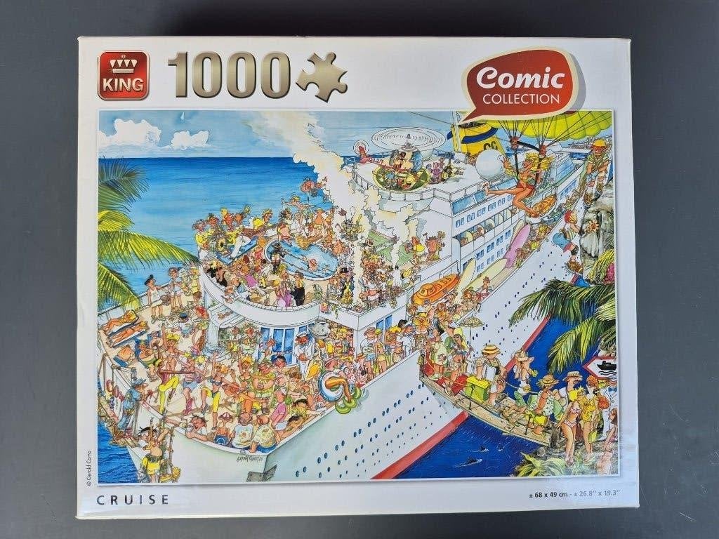 puzzels 1000 st King, Ophalen, Meer dan 50 stukjes, Gebruikt, 6 jaar of ouder