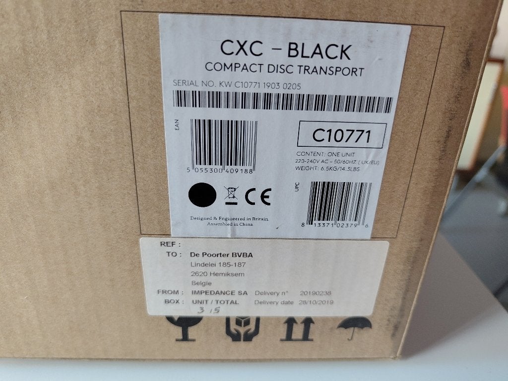 cd-speler CXC Black en versterker CXA60 black muziek, Ophalen, Zo goed als nieuw