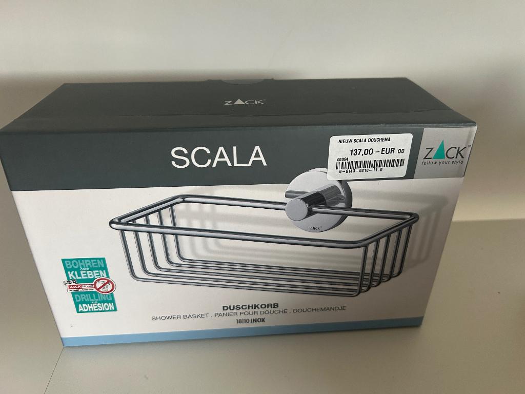 Douchemandje Zack type Scala, Huis en Inrichting, Badkamer | Badtextiel en Accessoires, Ophalen of Verzenden, Nieuw, Grijs, Overige typen