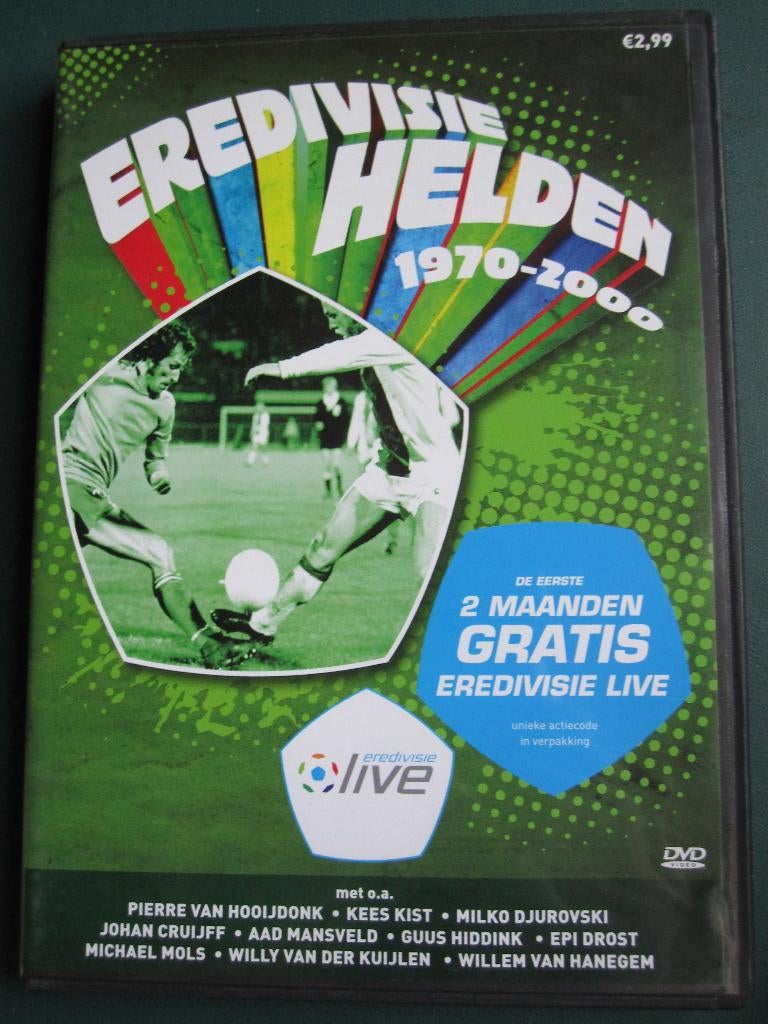 Héros de l'Eredivisie 1970-2000, CD & DVD, DVD | Sport & Fitness, Tous les âges, Comme neuf, Documentaire, Football