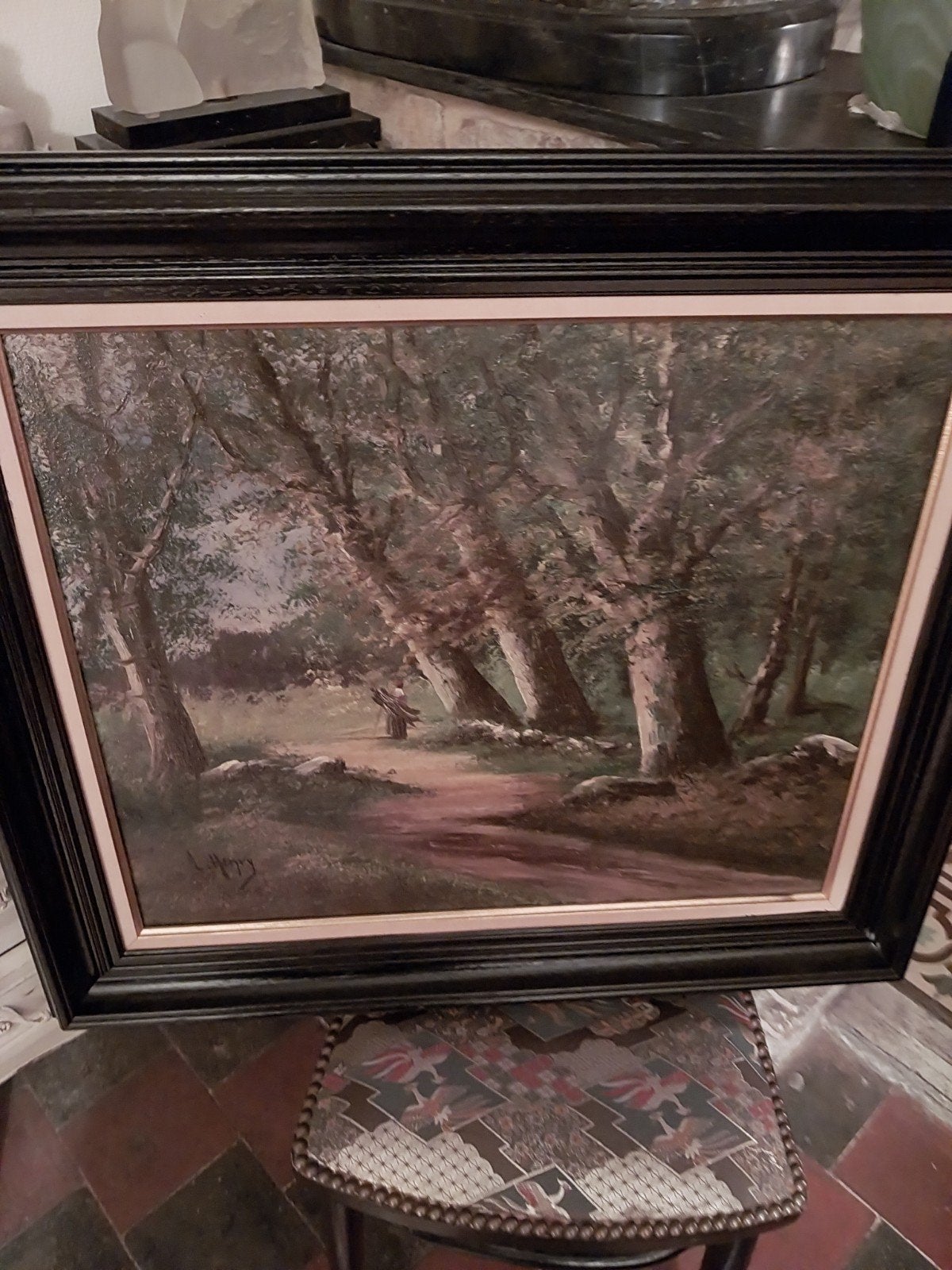 Lucien Felix Henry., Antiquités & Art, Art | Peinture | Classique, Enlèvement, Toile