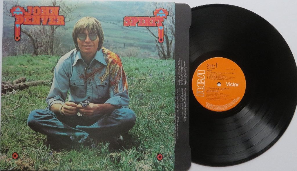 John Denver - Esprit. LP, Enlèvement ou Envoi, Housse de protection extérieure, Utilisé, Country