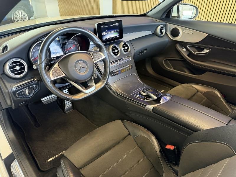 Mercedes-Benz C 180 AMG Line uitzonderlijke staat!, Achat, Euro 6, Cabriolet, Noir