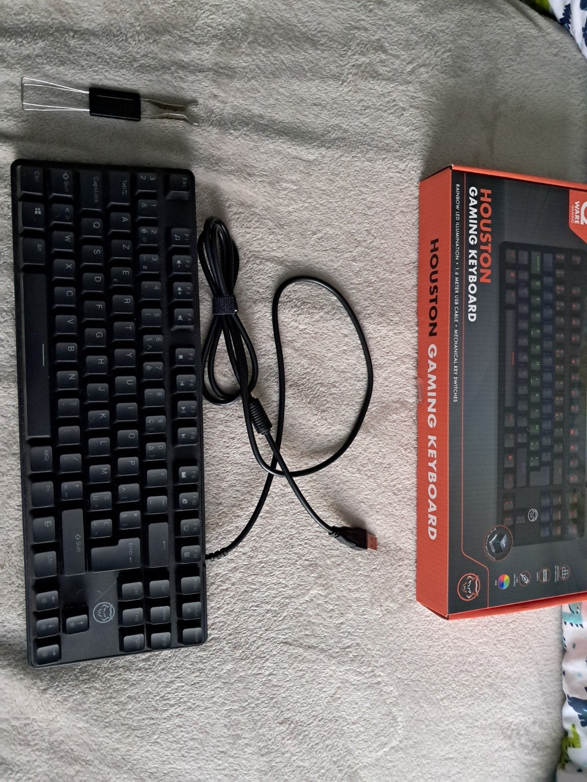 Rgb gaming toetsenbord, Houston, Gaming toetsenbord, Ophalen of Verzenden, Bedraad
