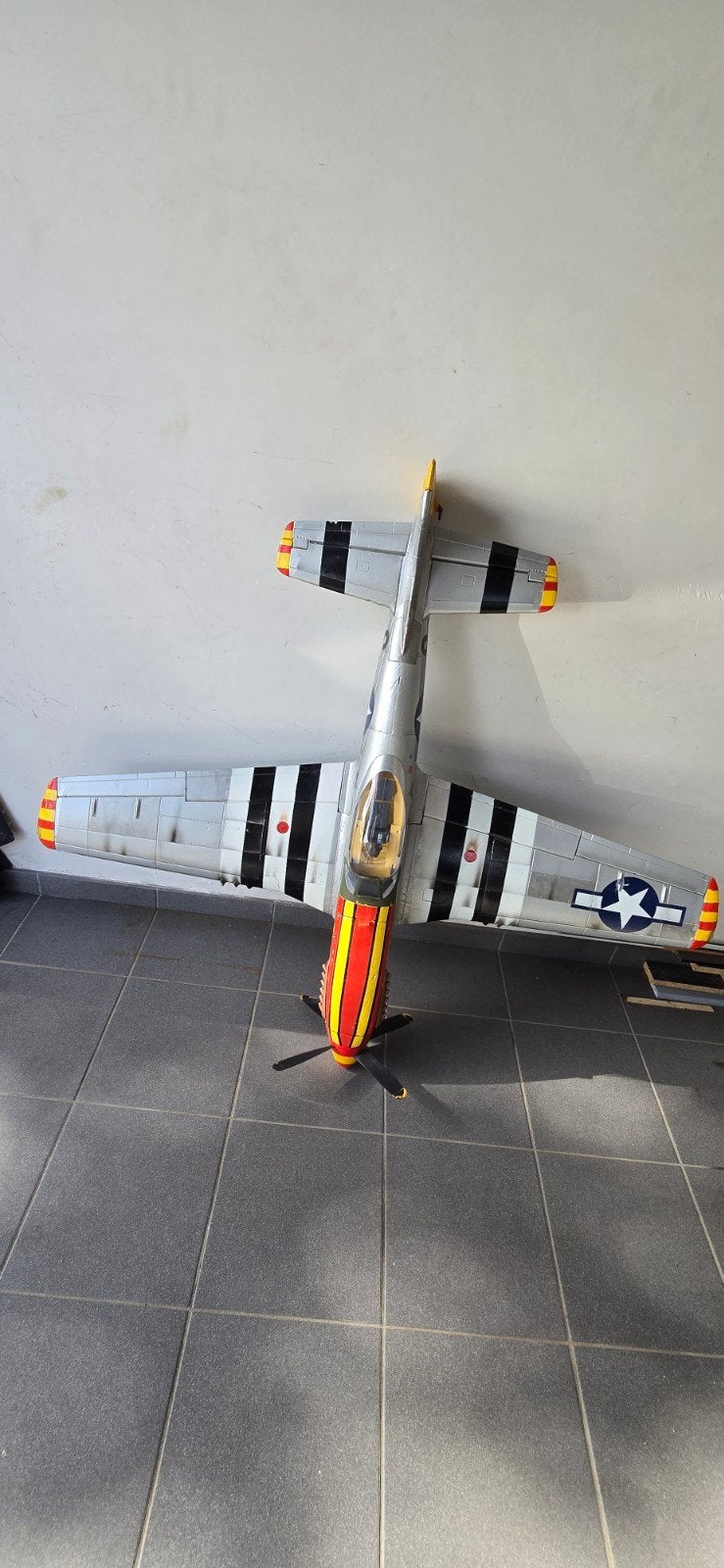 p51 mustang Freewing. 145cm spanwijdte., Hobby en Vrije tijd, Ophalen, Gebruikt, Elektro