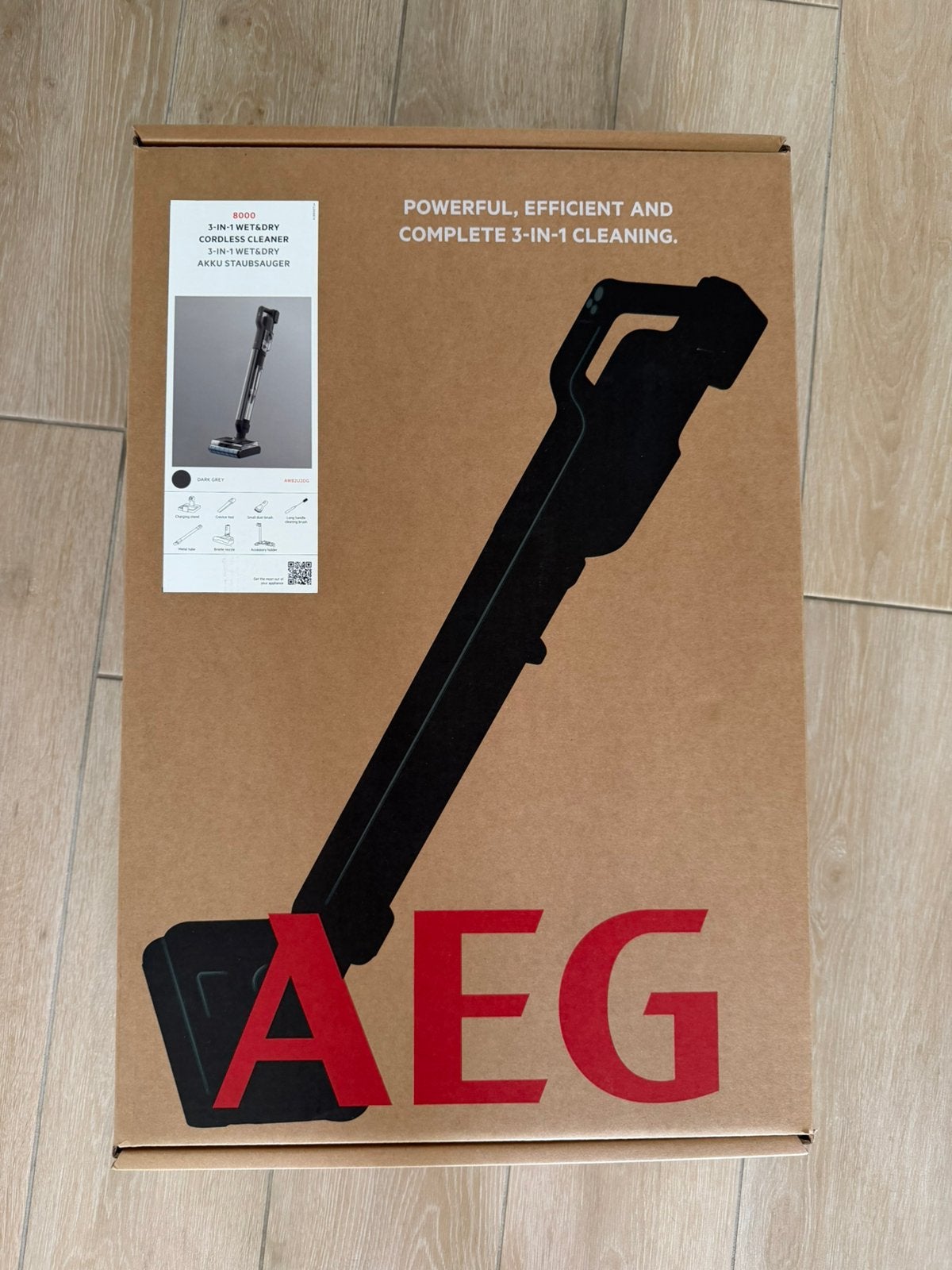 AEG Wet & Dry Cordless Cleaner (AW82U2DG) - ongeopend, Ophalen, Draadloos, AEG