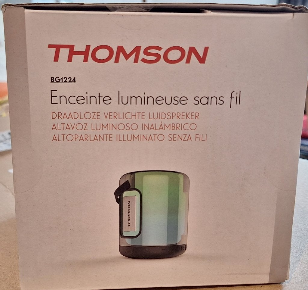 Enceinte lumineuse Thomson neuve, Enlèvement ou Envoi, Neuf