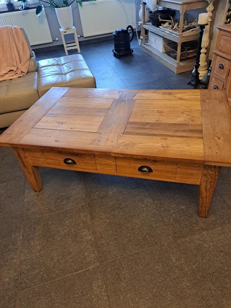 Salontafel teak, Huis en Inrichting, Tafels | Salontafels, Ophalen