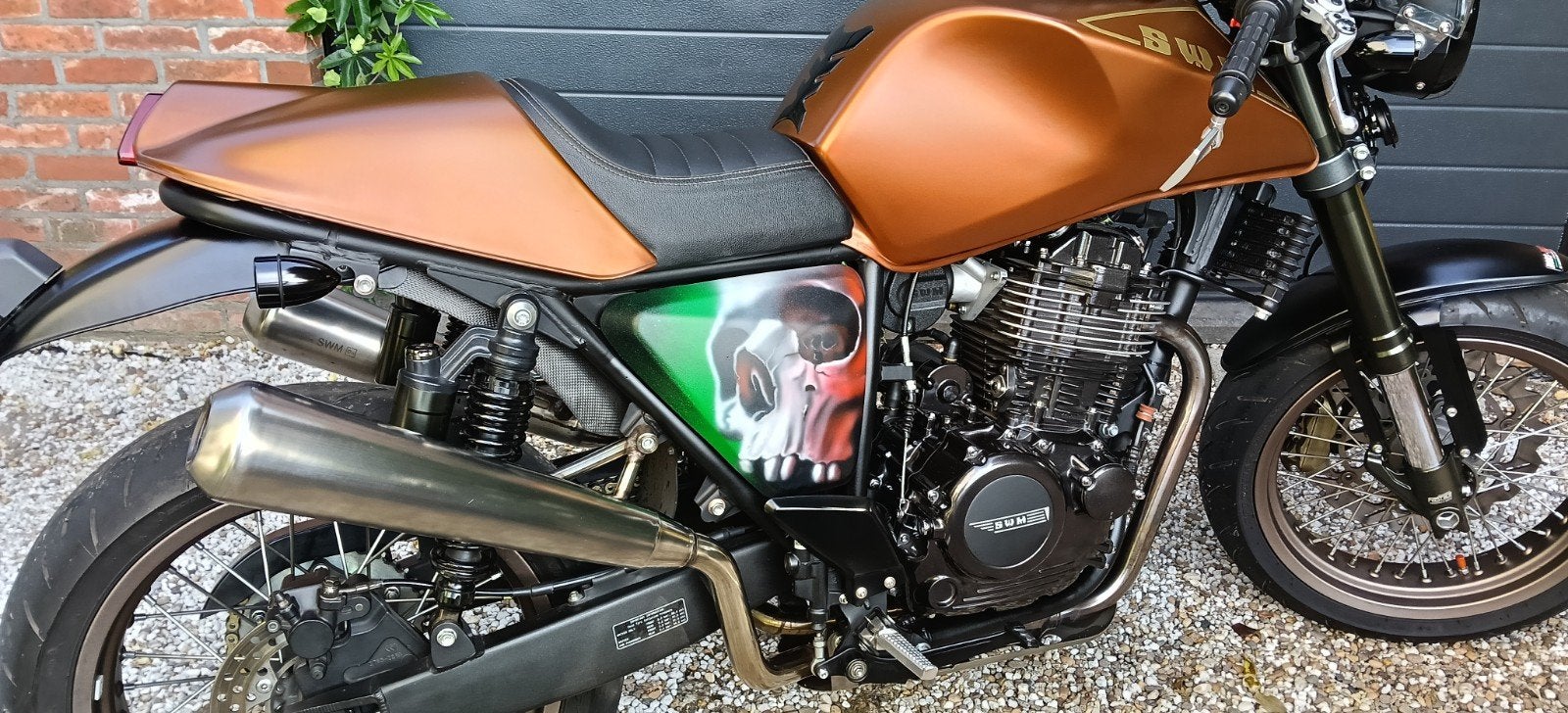SWM Gran Milano 440i  2016 (painted by Robin Venken), Occasion, SWM, 445 cc, Particulier