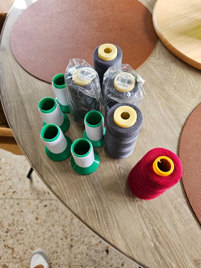 Overlock garen, Ophalen