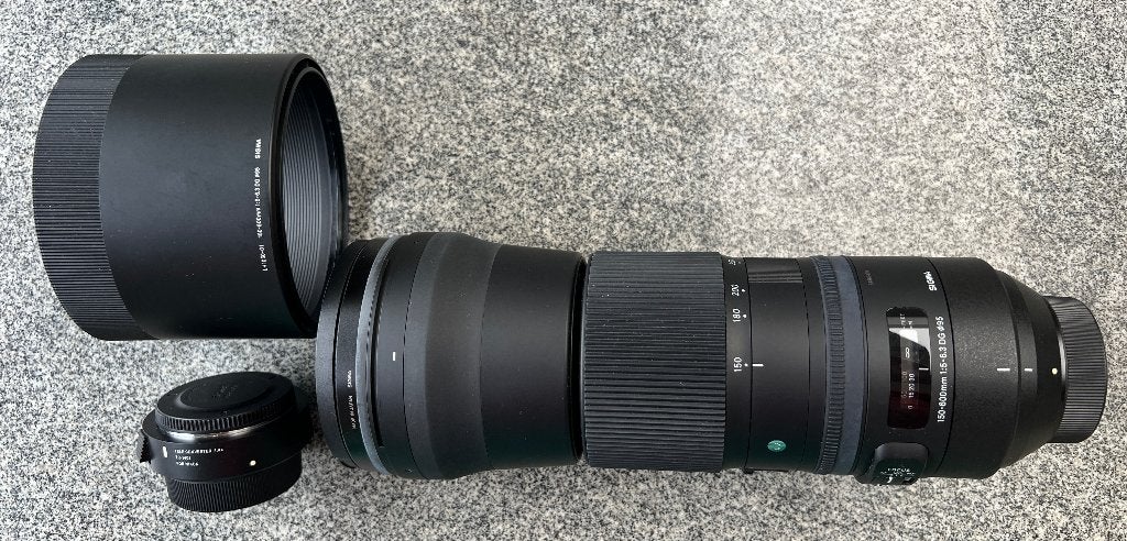 Sigma 150 - 600 mm f/5,0-6,3 DG OS HSM Contempory voor Nikon, Sigma, Filtre inclus, Téléobjectif, Comme neuf