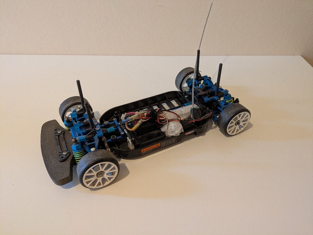 Tamiya TT-01 Drift RC Auto met Upgrades (NiMh & LiPo), Gebruikt, Auto onroad, RTR (Ready to Run), Schaal 1:8