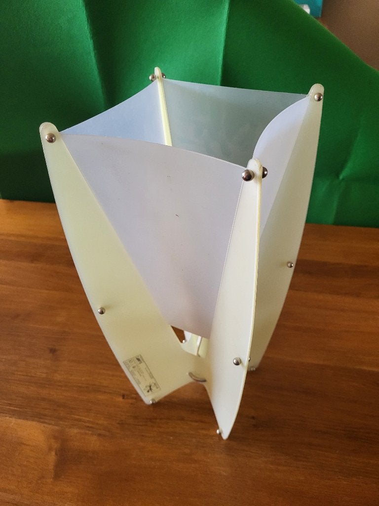 Lampe par Samuel Parker, Beige, Vintage, Enlèvement ou Envoi, 42 cm