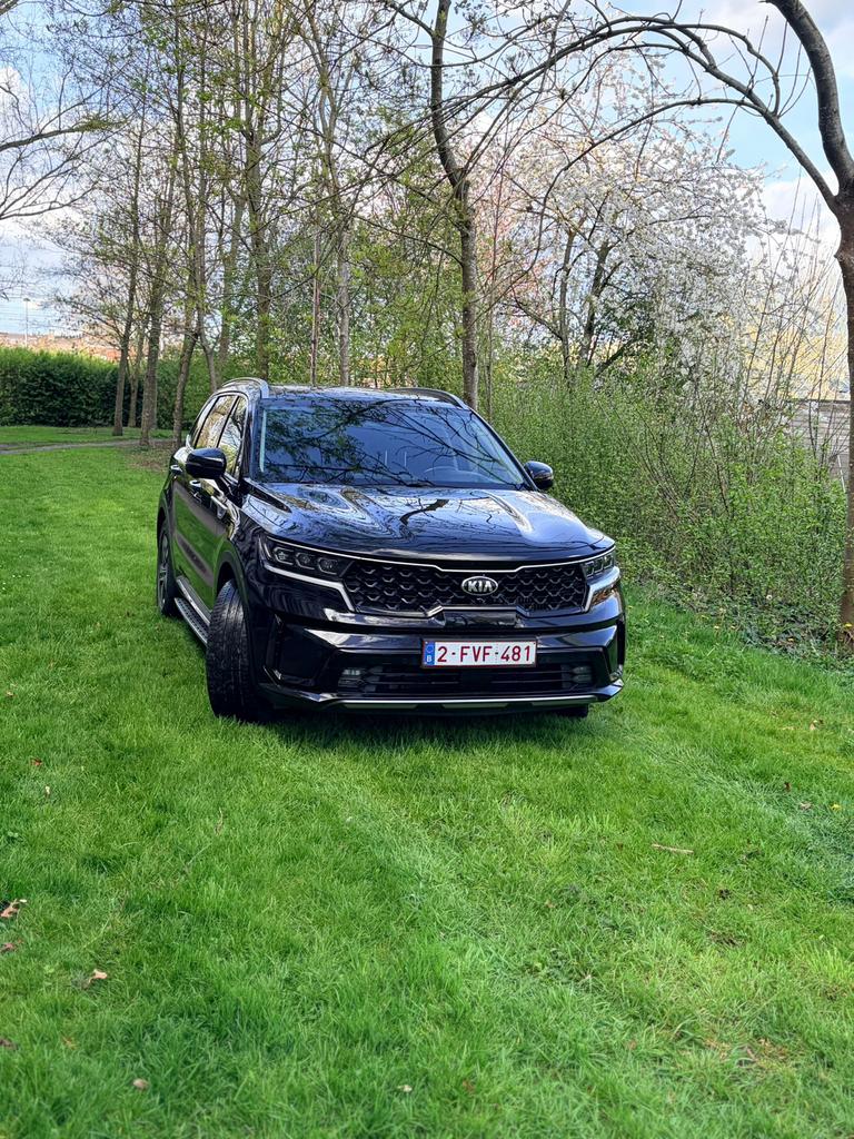 Kia Sorento  essence, hybride 2021  7 place, Auto's, Kia, Monovolume, 4 cilinders, Leder, 1200 kg