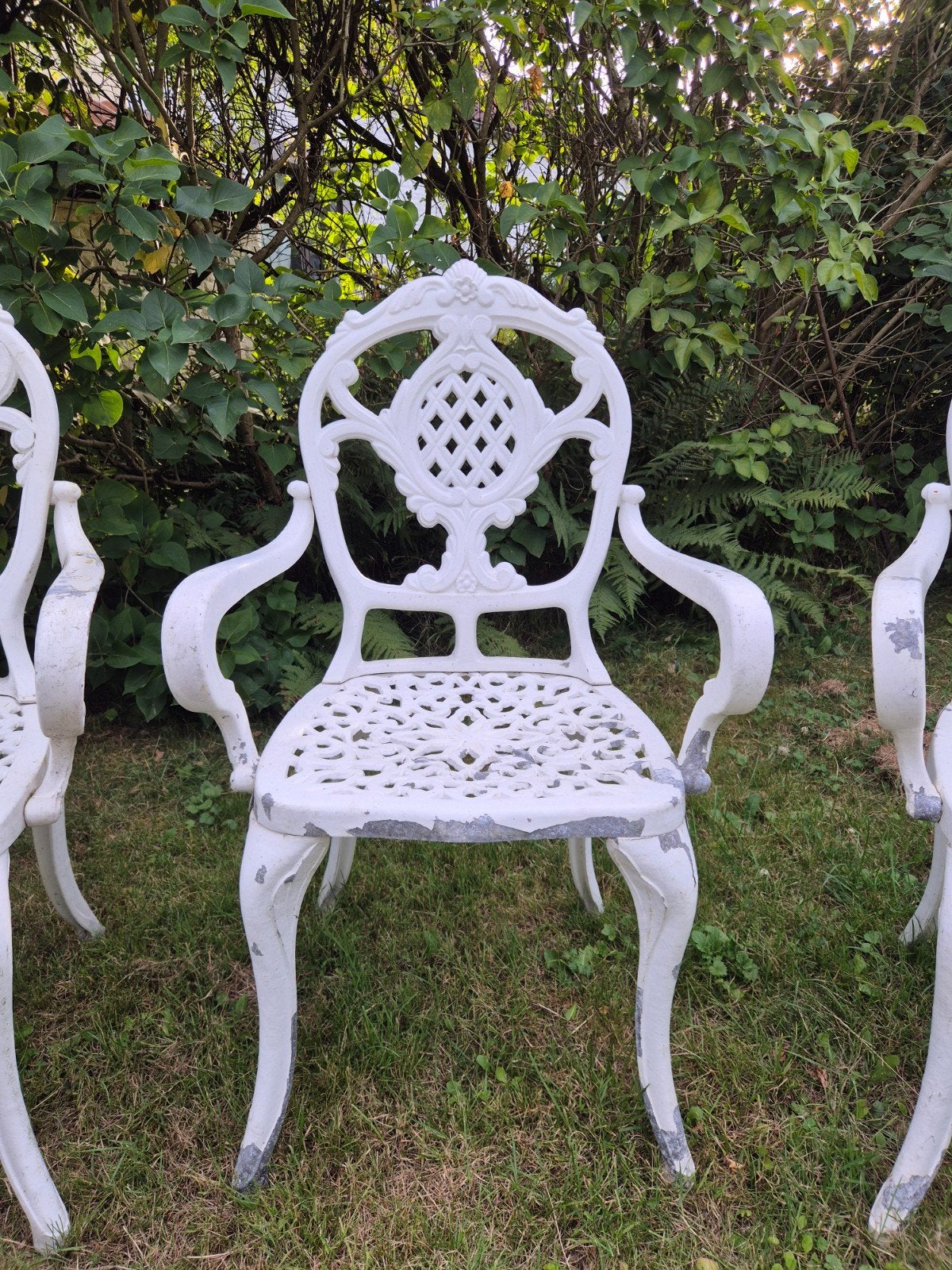 Chaises de jardin en fer forgé, Enlèvement, Utilisé, Métal