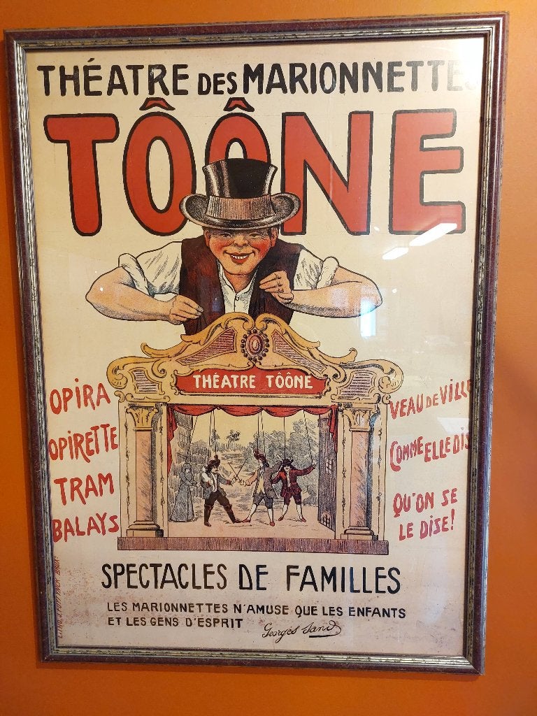 Oude poster Toone, Collections, Posters & Affiches, Rectangulaire vertical, Avec cadre, A1 jusqu'à A3, Comme neuf