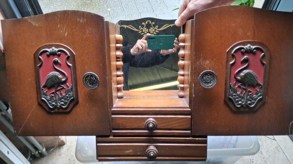 armoire à pharmacie vintage, Antiquités & Art, Enlèvement
