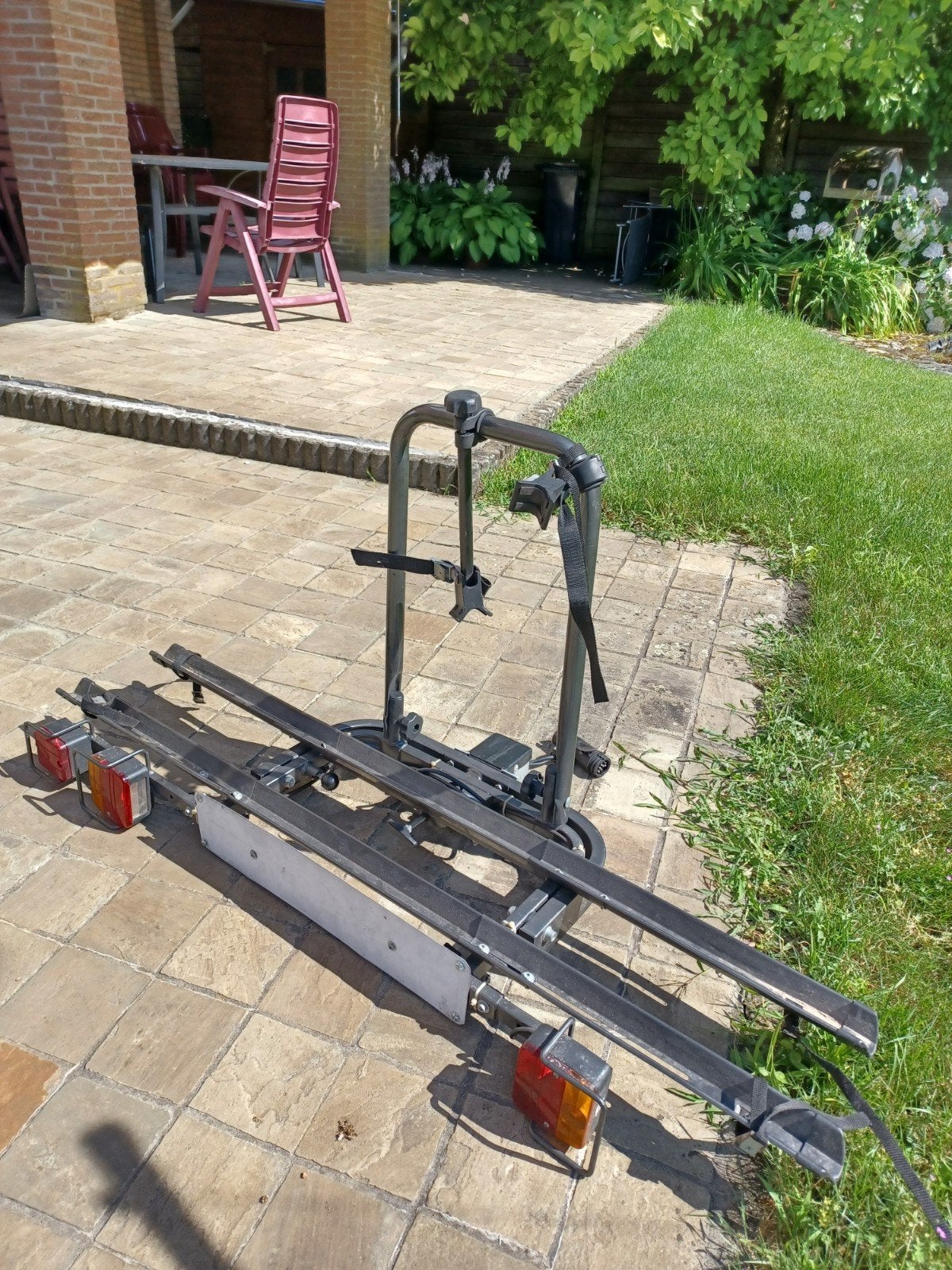 Fietsen drager auto, Ophalen, Gebruikt, Elektrische fiets, 2 fietsen