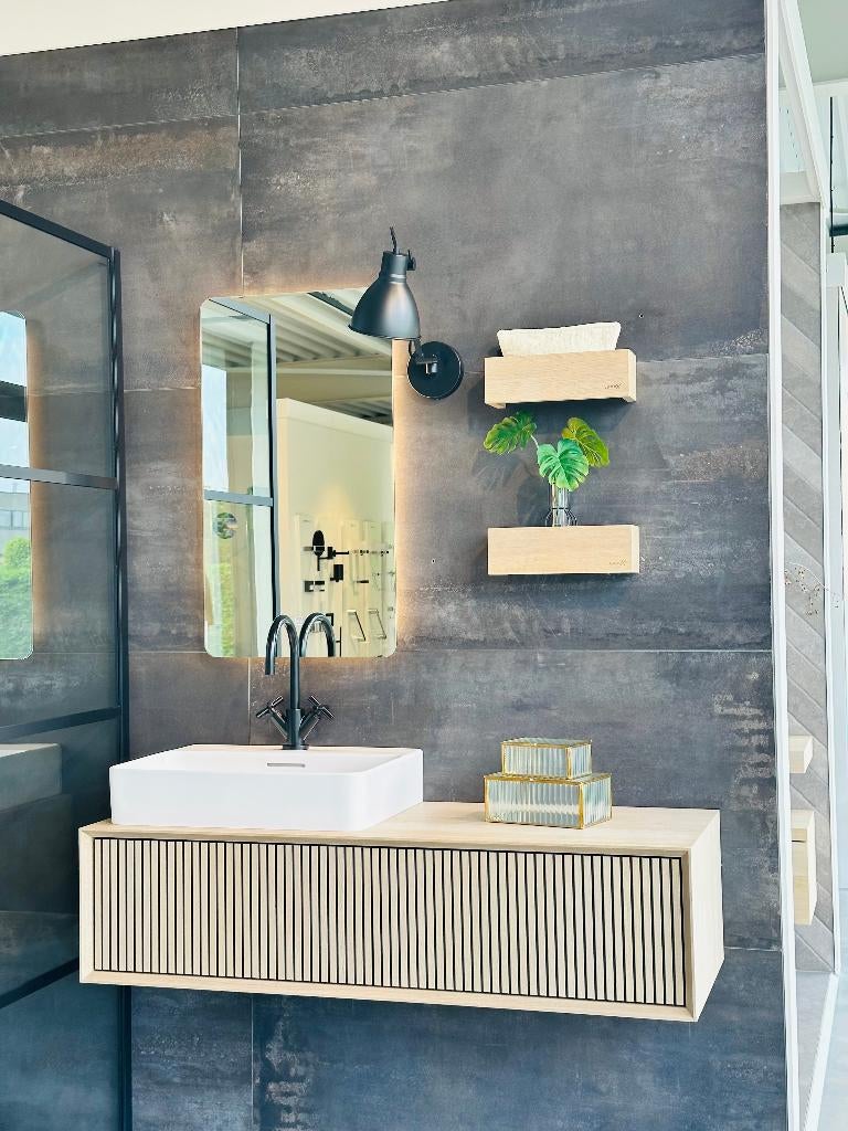 Looox badmeubel 120cm – complete set – showroom -50%, Bricolage & Construction, Sanitaire, Neuf, Lavabo, Enlèvement