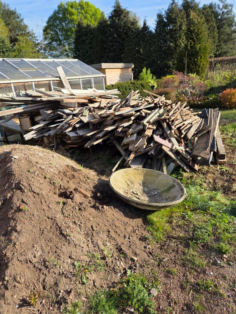 Gratis een hoop hout zelf ophalen Genk, Ophalen