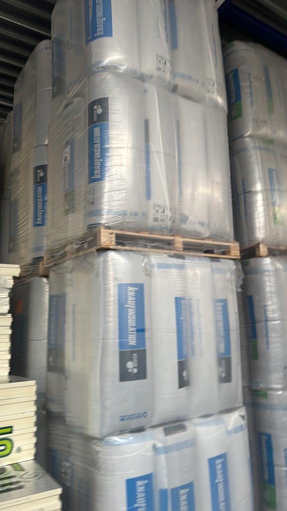 Restpartij Glaswol 80mm 2,69 per m2, Doe-het-zelf en Bouw, Ophalen, Zo goed als nieuw, Glaswol