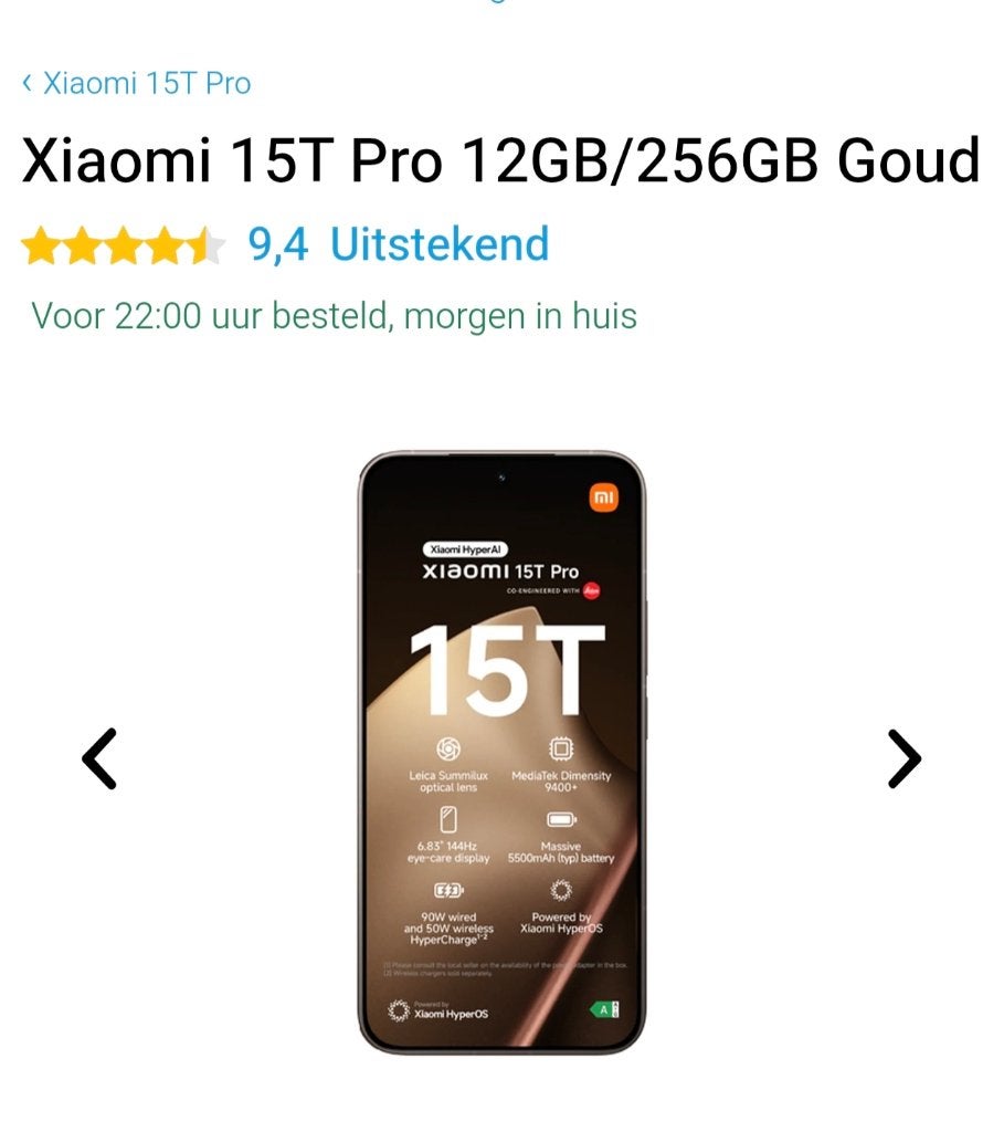 Xiaomi 15t pro, Télécoms, Autres modèles, Or, Enlèvement, Sans abonnement