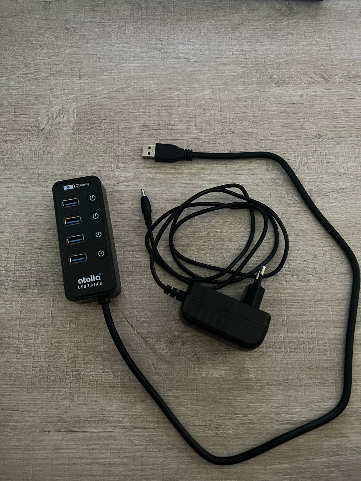 Hub USB alimenté par Atolla - 4 ports, Informatique & Logiciels, Enlèvement, Comme neuf