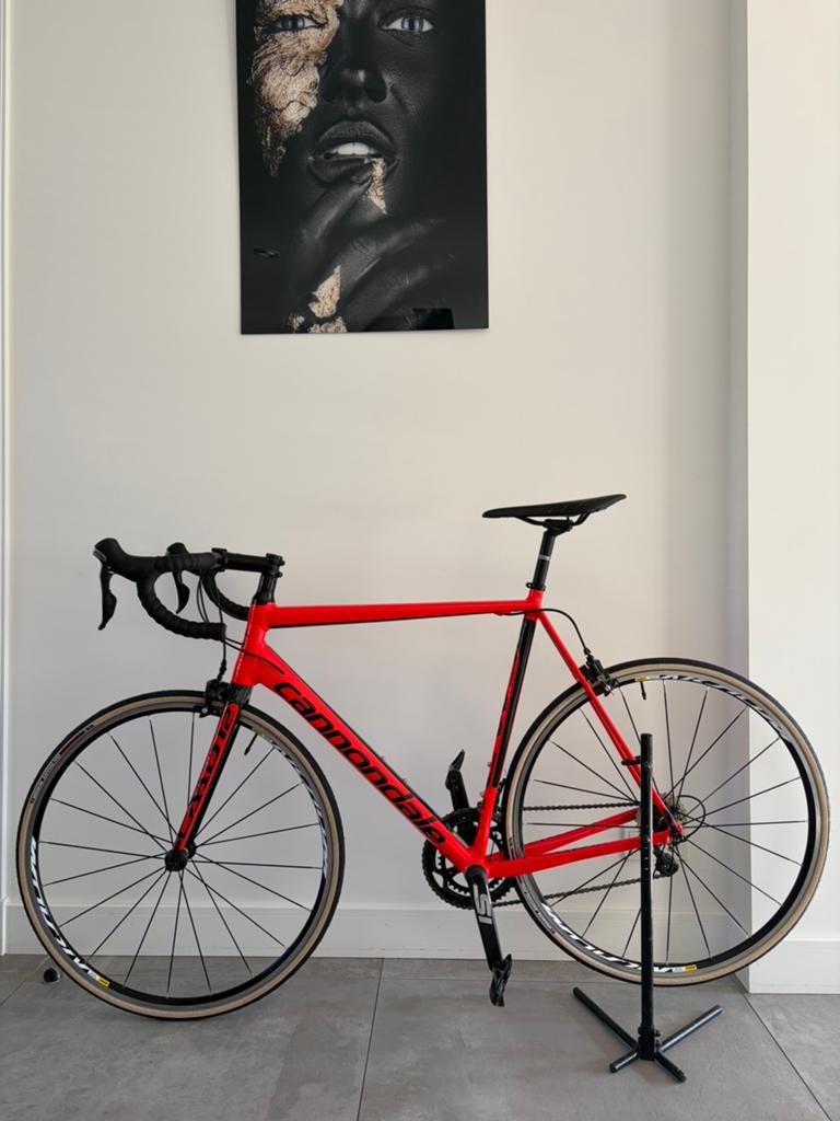 Cannondale Caad 12 Acid Red 2017 frame 58 topstaat!!!, Fietsen en Brommers, Fietsen | Racefietsen, Ophalen, 28 inch, Aluminium