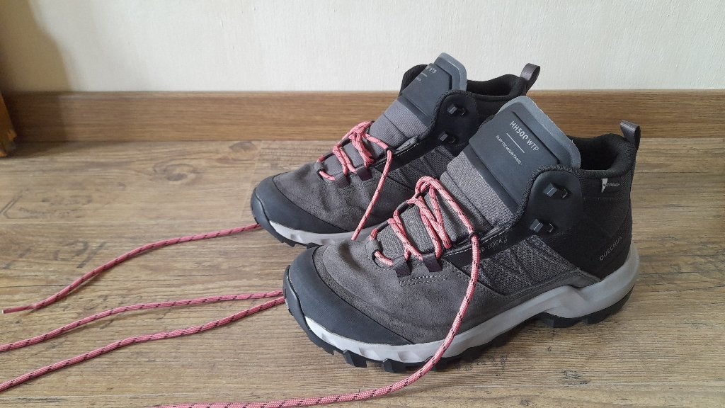 Wandelschoenen dames ZGAN maat 37 waterdicht, Zo goed als nieuw, Grijs, Wandelschoenen, Ophalen of Verzenden