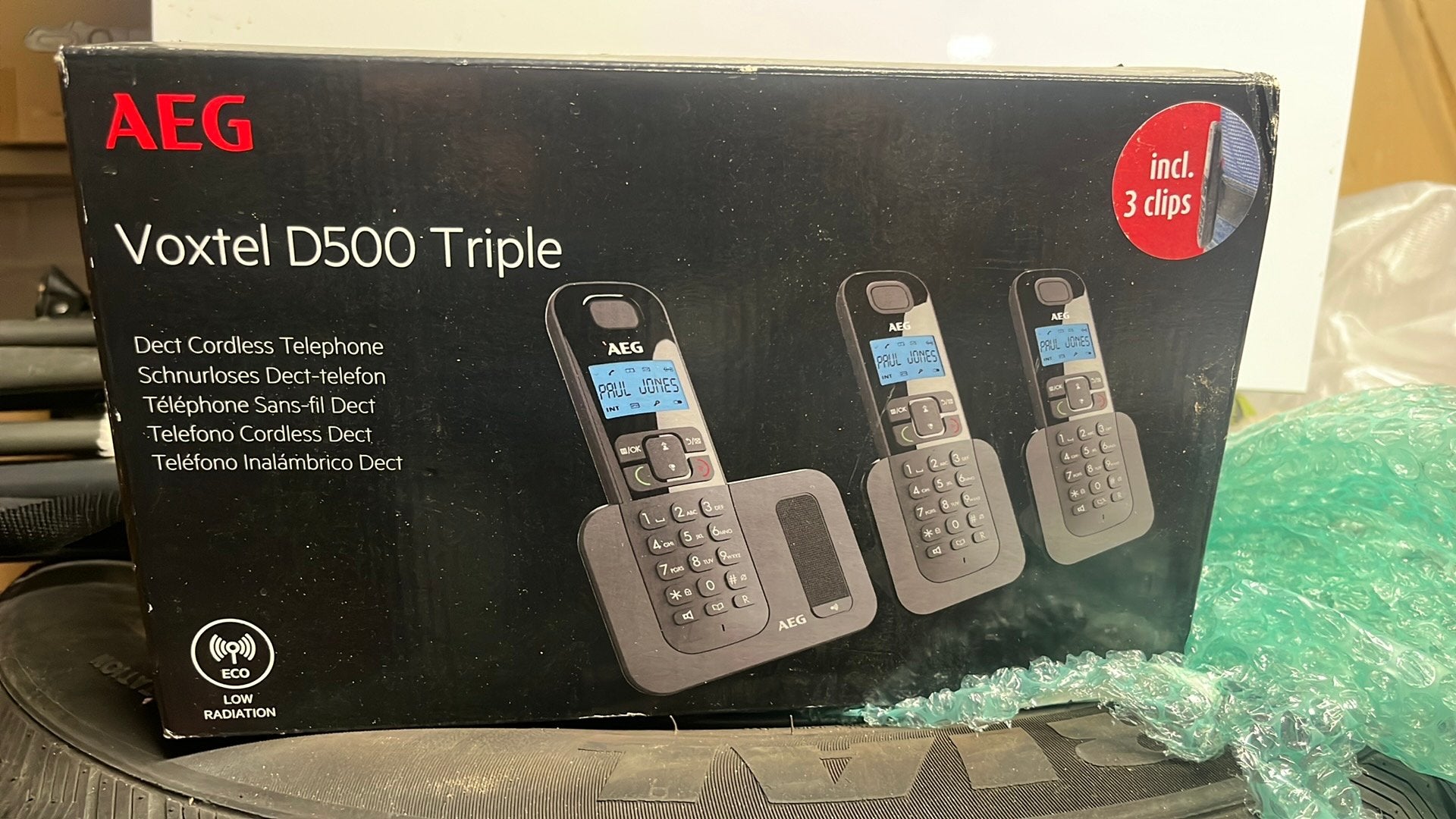Dect draadloze telefoon, Ophalen, Zo goed als nieuw