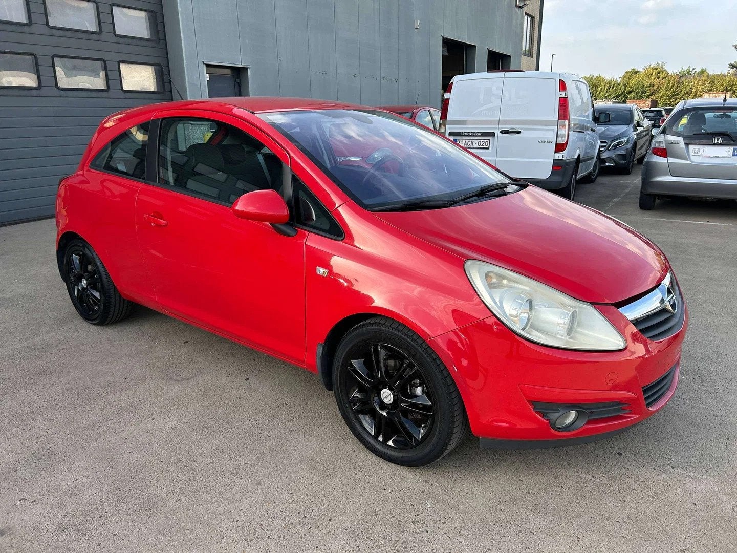 Opel Corsa Corsa 1.2i Enjoy zie foto met keuring verkoop, Stof, Gebruikt, Zwart, 4 cilinders
