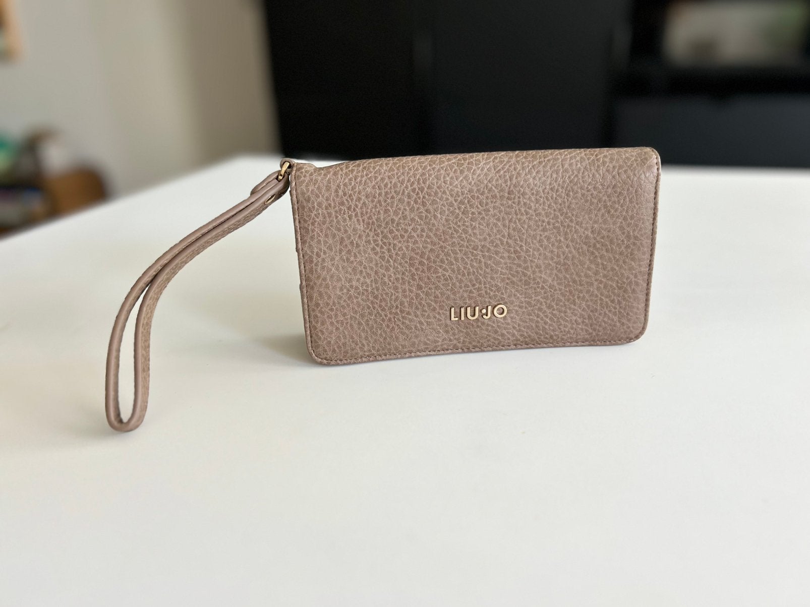 Liu jo clutch, Overige merken, Gebruikt, Beige, Ophalen of Verzenden