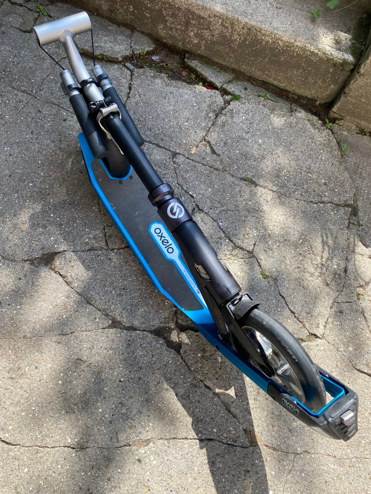 OXELO TOWN 7 Eenvoudig opvouwbare scooter., Ophalen, Zo goed als nieuw