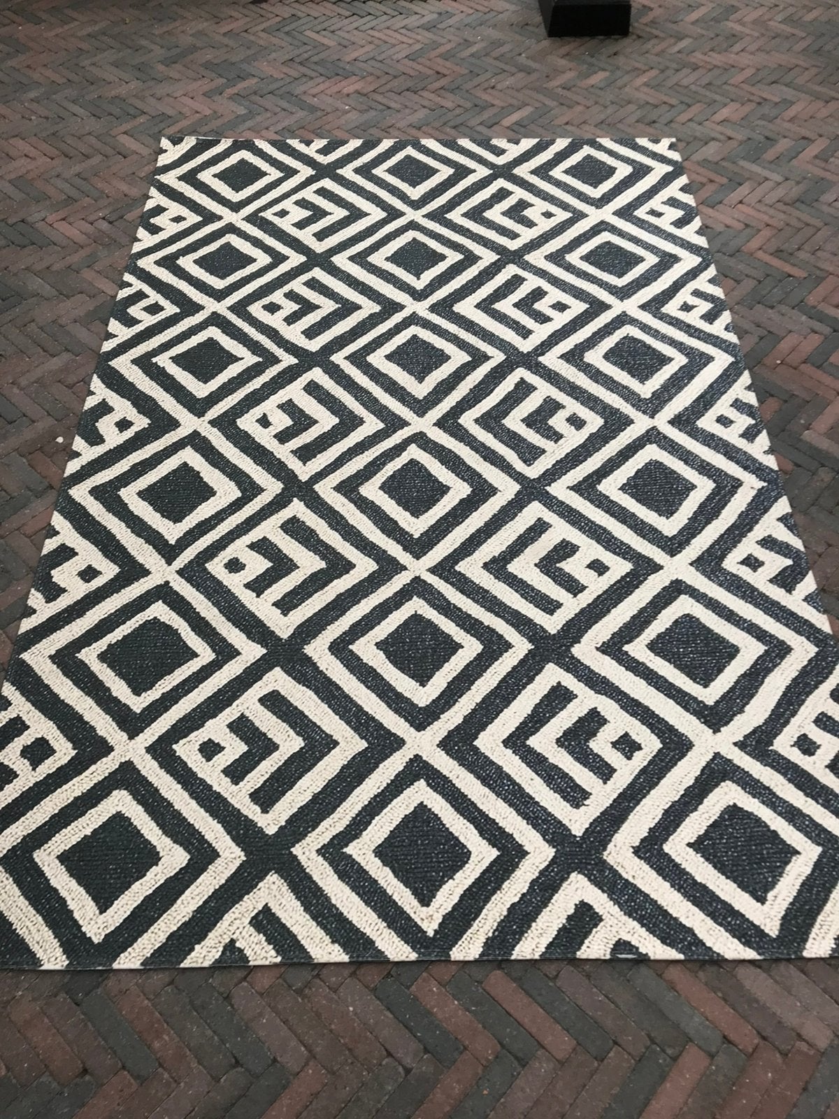 Geprint tapijt 2x3m, Maison & Meubles, Ameublement | Tapis & Moquettes, Neuf, Noir, 200 cm ou plus, 150 à 200 cm