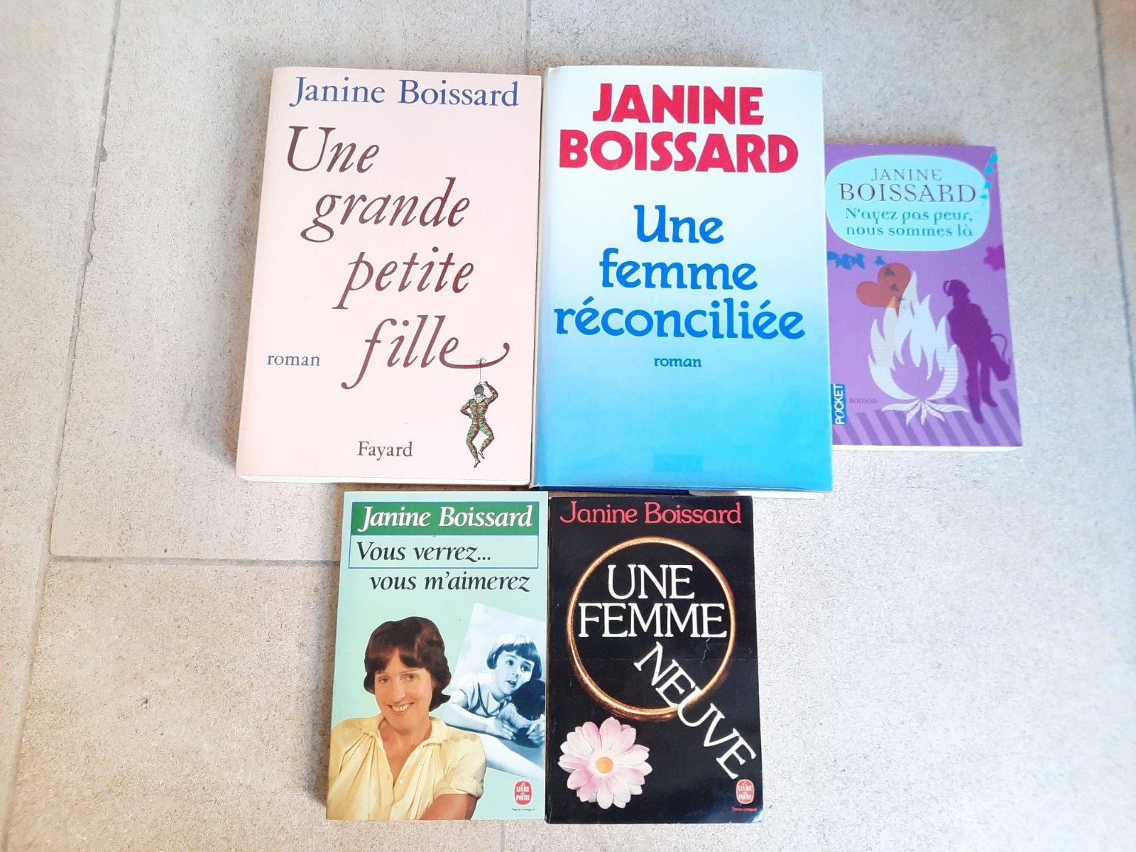 5 livres de Janine Boissard, Enlèvement ou Envoi, Comme neuf, Janine boissard, Belgique