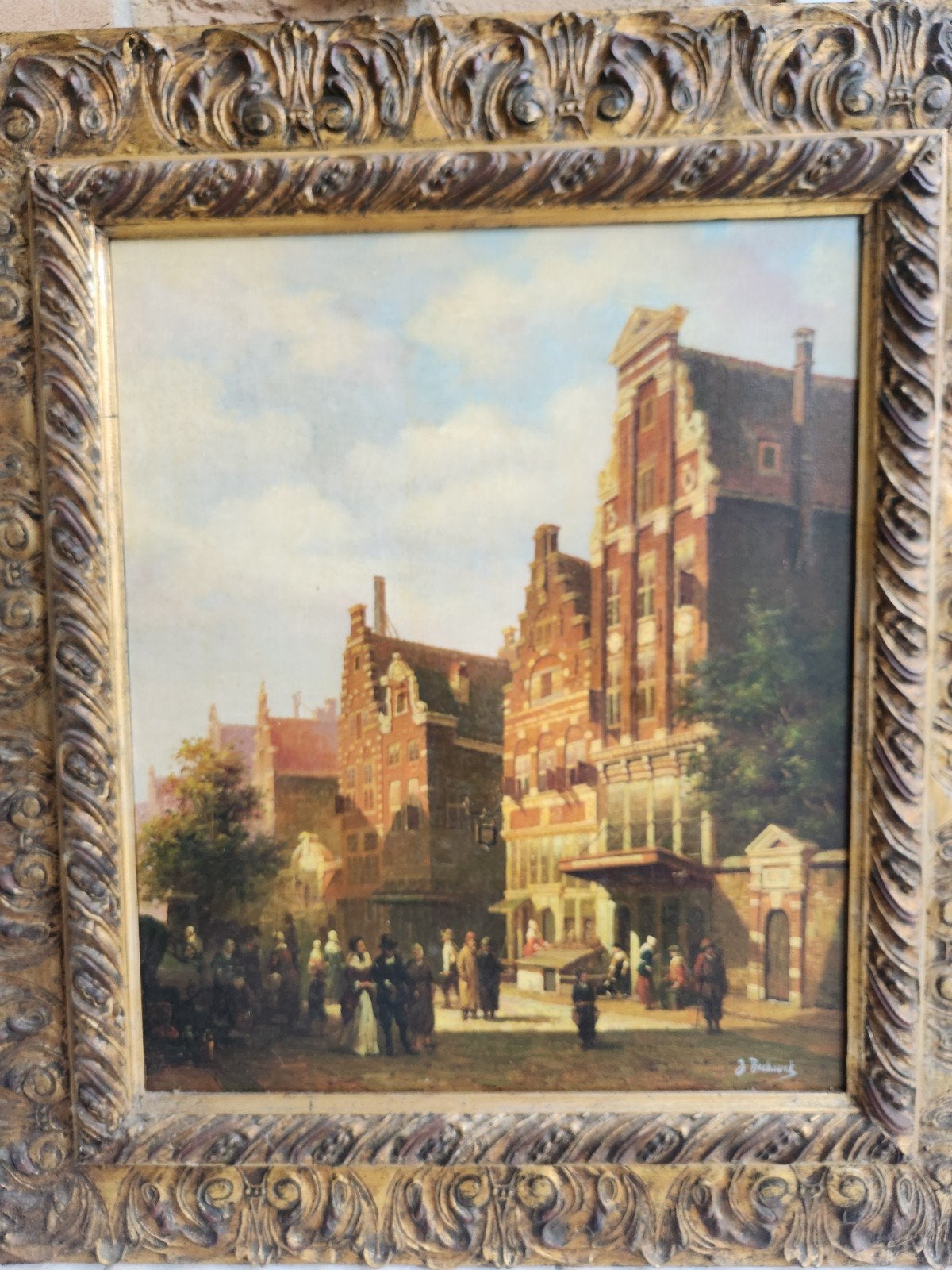 Peinture de J. Beekaert, Enlèvement