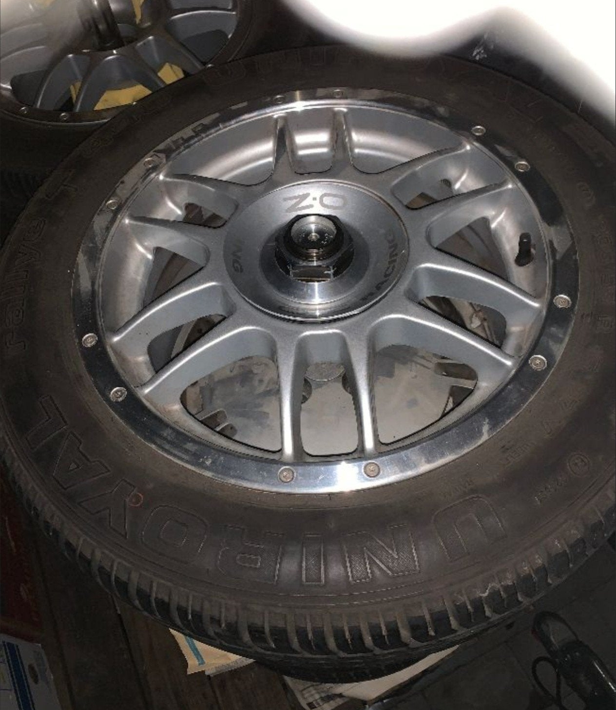 1989 Mazda 626 sportvelgen OZ + 360GLT, Ophalen, 15 inch, Nieuw, 205 mm