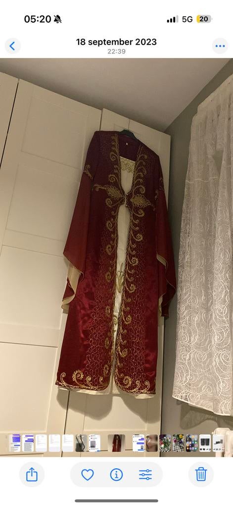 Robe au henné, Enlèvement, Comme neuf, Taille 38/40 (M)