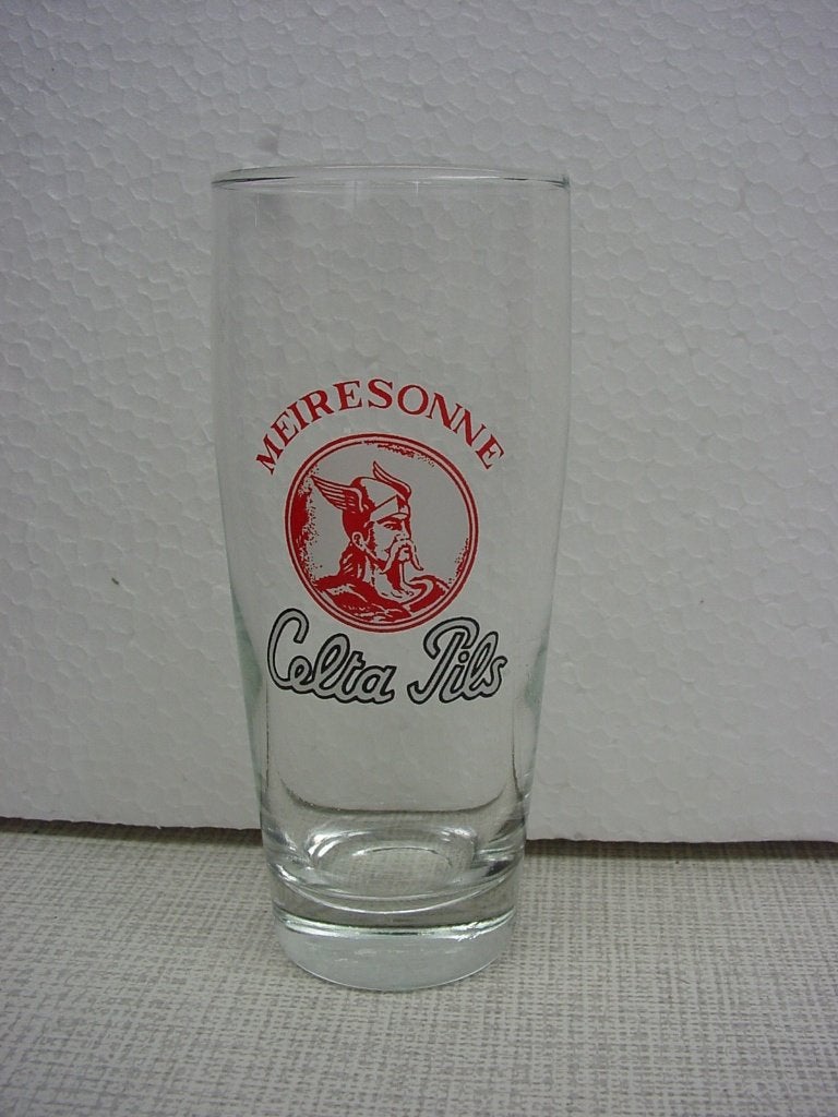 Glas Meiresonne Celta Pils, Ophalen of Verzenden, Zo goed als nieuw, Glas of Glazen, Overige merken