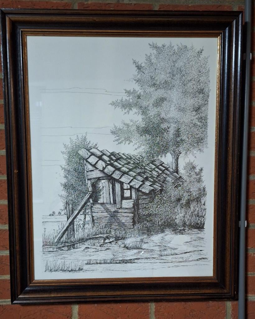 Potloodtekening, Ophalen