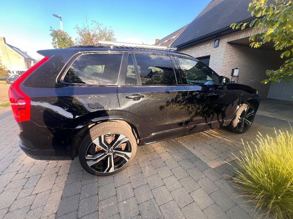 Prachtige Volvo XC 90 R-Design T8 7 zitplaatsen, Auto's, Volvo, Zwart, Leder, Bedrijf, Hybride Elektrisch/Benzine