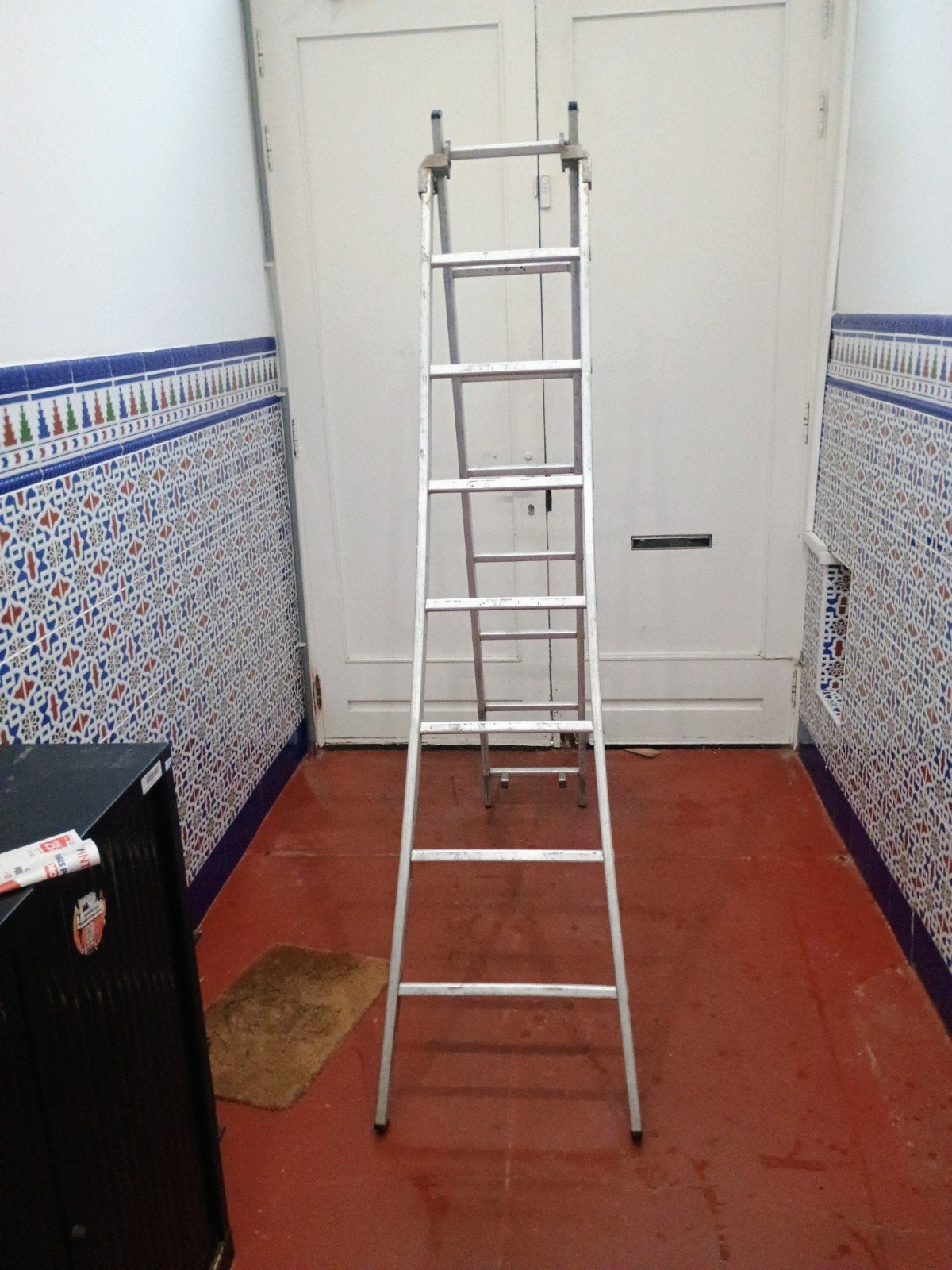 ALUMINIUM LADDER 2 ELEMENTEN, Ophalen, Ladder