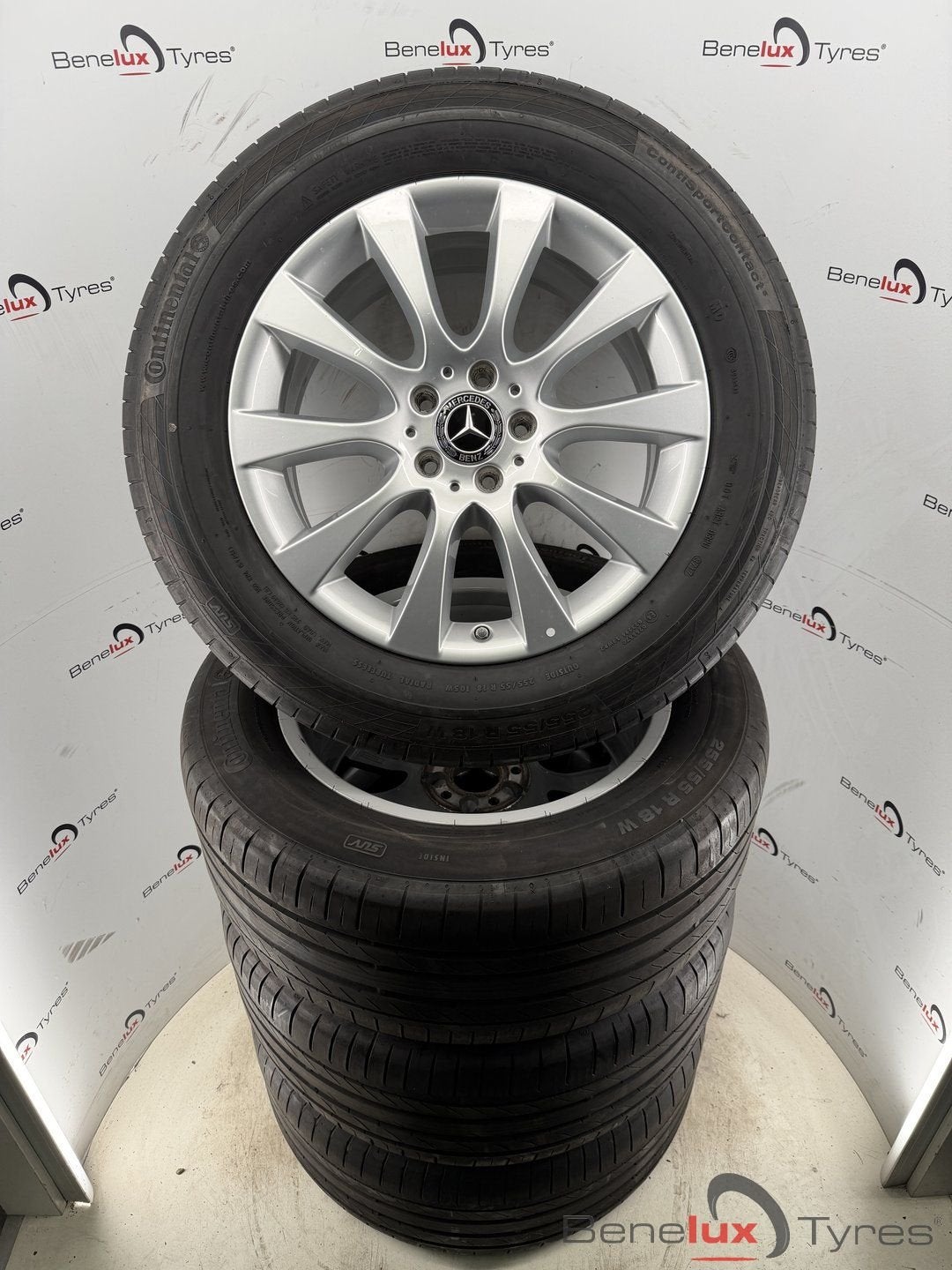 18'' origineel Mercedes ML M-klasse Vito V-klasse GLE GLC GL, Auto-onderdelen, Banden en Velgen, 18 inch, Gebruikt, 255 mm, -