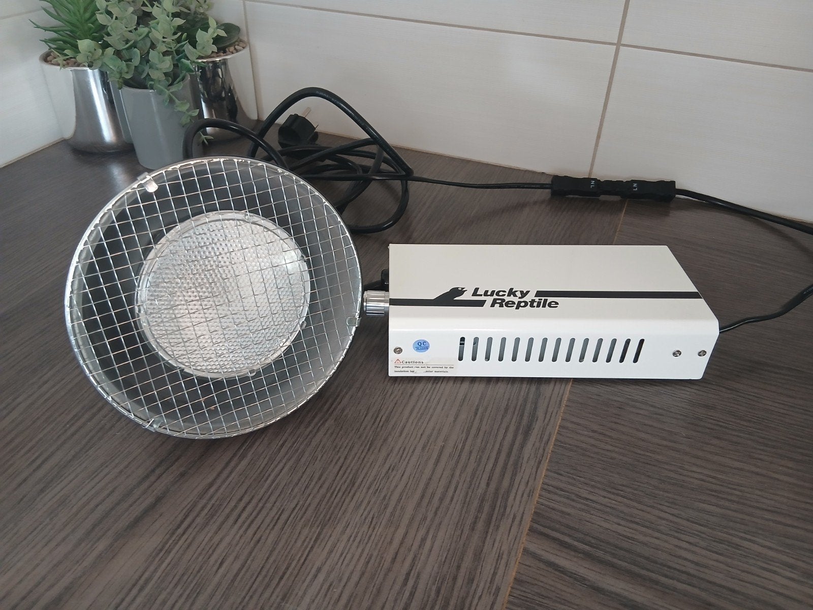 verlichting -en warmteset 'Lucky Reptile', Jardin & Terrasse, Enlèvement, Comme neuf