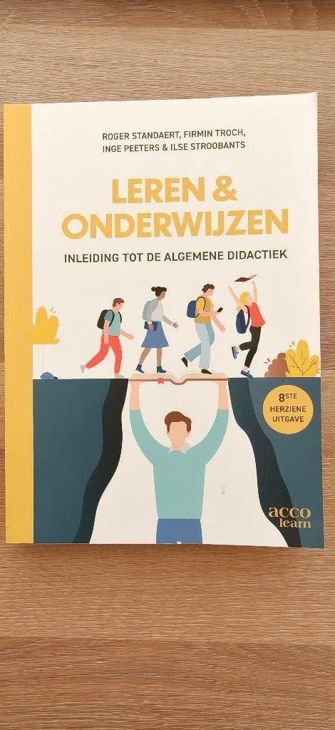 Leren & onderwijzen, inleiding tot de algemene didactiek, Ophalen of Verzenden, Nieuw, Hoger Onderwijs