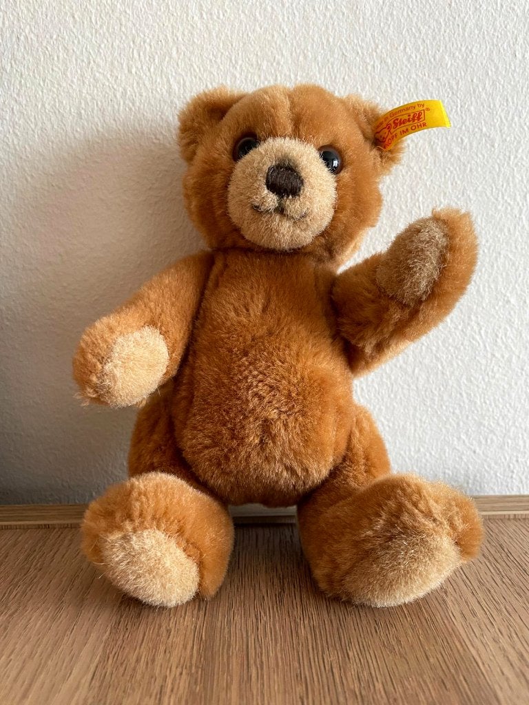 STEIFF TEDDY BEER 20 (PA 4588) Peluche en mohair de 8 pouces, Collections, Enlèvement ou Envoi, Utilisé, Steiff
