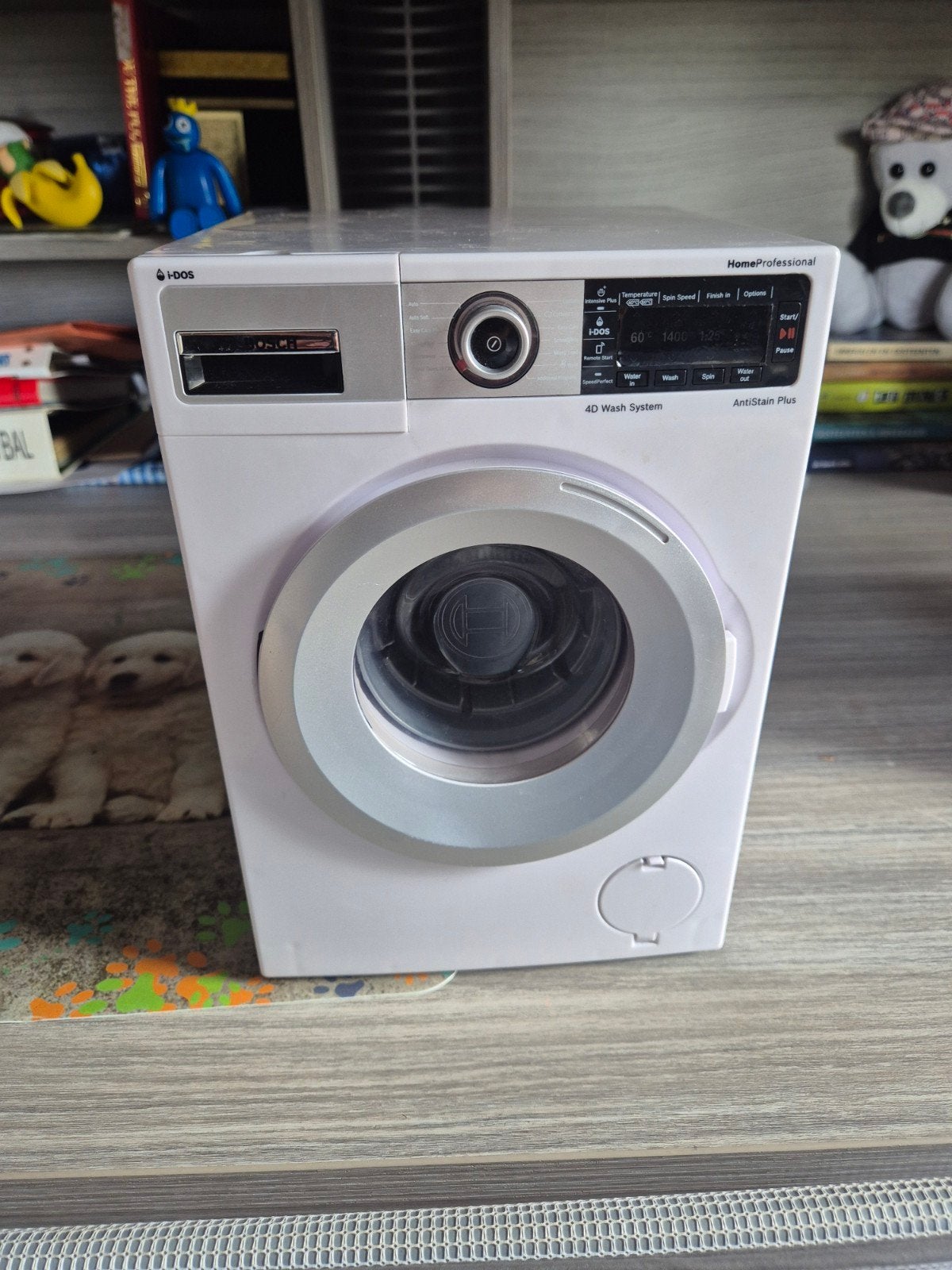 wasmachine en monstertruck speelgoed, Ophalen