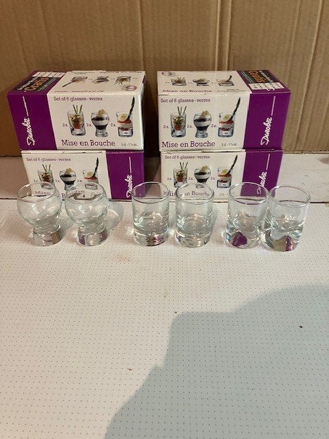 Glaasjes aperitief, Ophalen, Nieuw, Borrel- of Shotglas