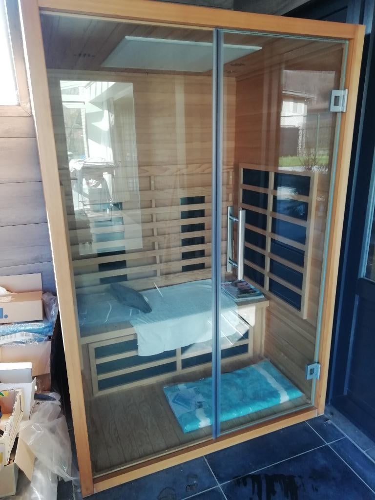 cabine infrarouge 2 personnes, Enlèvement, Comme neuf, Infrarouge, Pièces